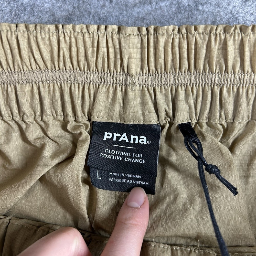 Prana Cross Back Short Womens Large Nomad 3" Nylon Hiking Granola Gorpecore - Picture 7 of 10